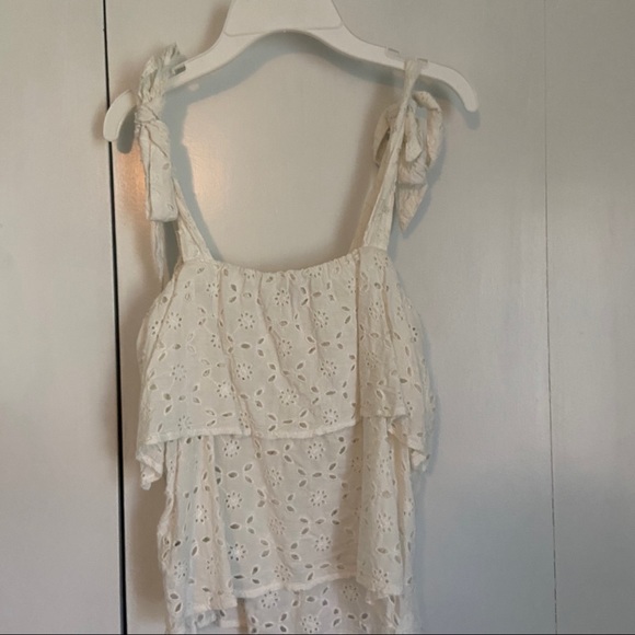 SOLD! American Eagle Eyelet Tie Shoulder Tank - Picture 6 of 6